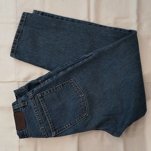 Vintage classic 90's LL. BEAN 100% cotton high-waist, baggy jeans Size 1…
